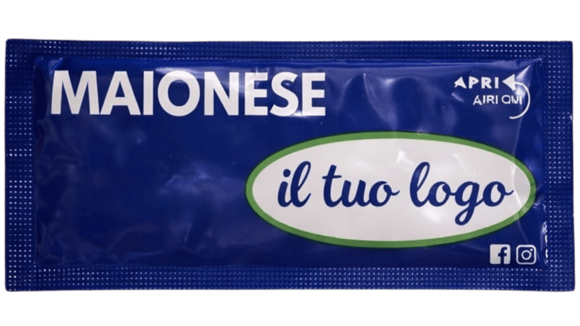 Bustina monodose personalizzata orizzontale