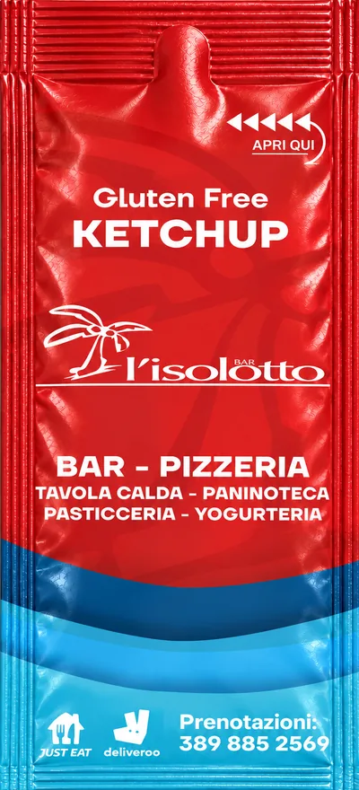Bustina ketchup Bar Isolotto