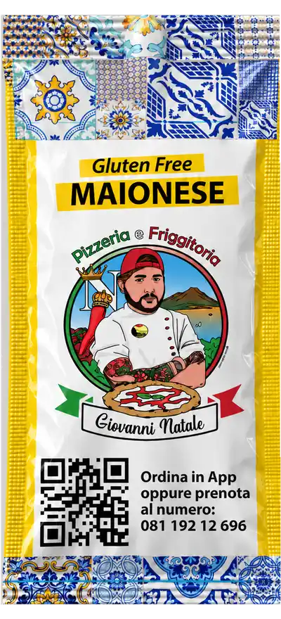 Bustina maionese Pizzeria Natale